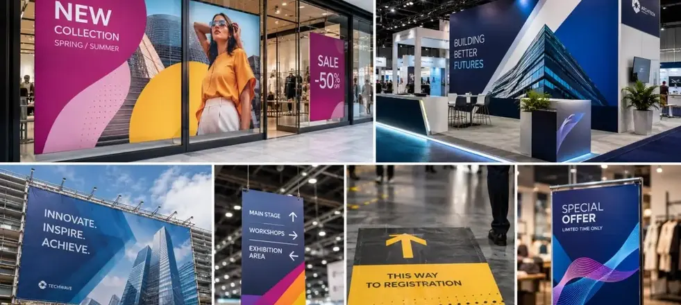 Large Format Printing: How It Is Used in Retail Spaces and Events