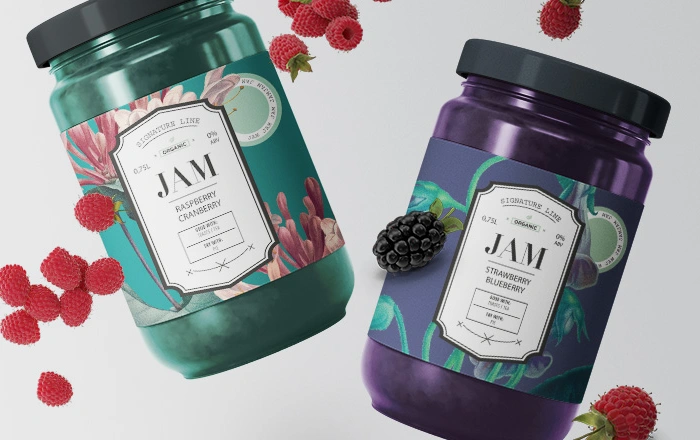 jam jar labels