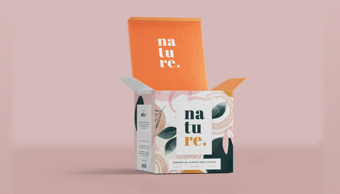 cardboard box for product packaging