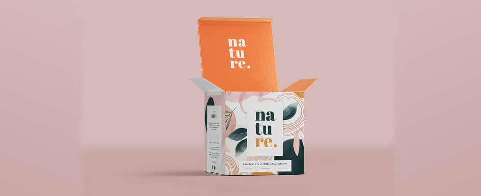 cardboard box for product packaging