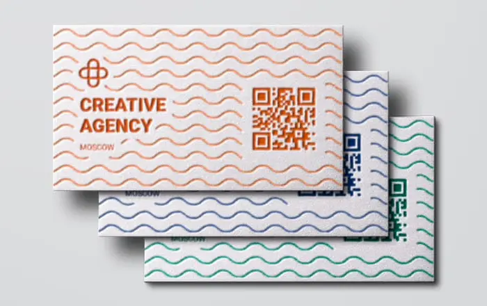 визитки с qr-кодом