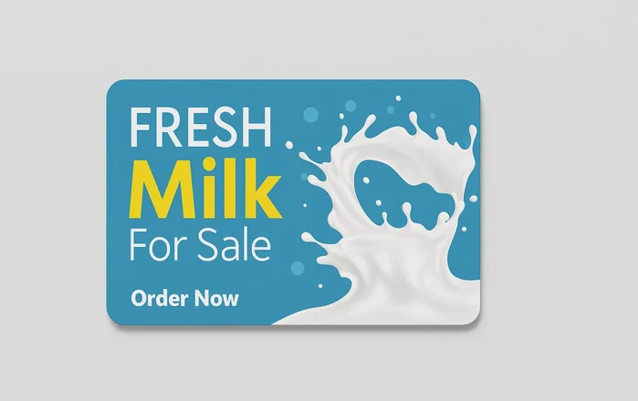 Business card Fresh Milk