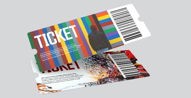 Ticket printing services